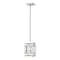 Z-Lite Mersesse 1 Light Pendant, Chrome & Clear 6006MP-CH - alternate 1